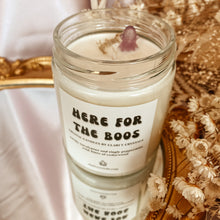 Load image into Gallery viewer, Here For The Boos Crystal Candle