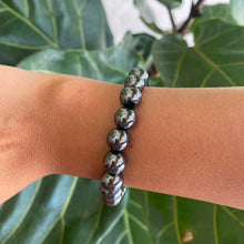 Load image into Gallery viewer, Hematite Crystal Bead Bracelet for Grounding & Calmness