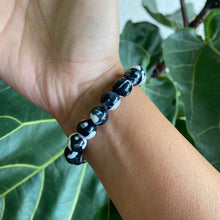 Load image into Gallery viewer, Blue Orca Agate Crystal Bead Bracelet for Forgiveness & Communication