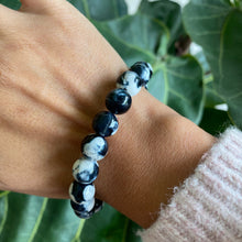Load image into Gallery viewer, Blue Orca Agate Crystal Bead Bracelet for Forgiveness & Communication