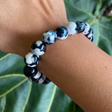 Load image into Gallery viewer, Blue Orca Agate Crystal Bead Bracelet for Forgiveness & Communication
