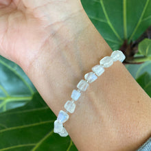 Load image into Gallery viewer, Rainbow Moonstone Bracelet for New Beginnings & Intuition