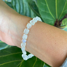 Load image into Gallery viewer, Rainbow Moonstone Bracelet for New Beginnings & Intuition
