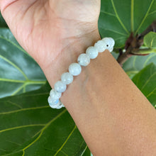 Load image into Gallery viewer, Rainbow Moonstone Beaded Bracelet for New Beginnings & Intuition