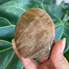 Load image into Gallery viewer, Polished Peach Black Moonstone Crystal Freeform from Madagascar