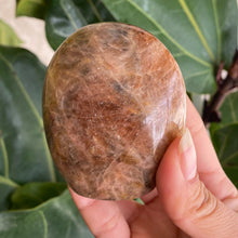 Load image into Gallery viewer, Polished Peach Black Moonstone Crystal Freeform from Madagascar