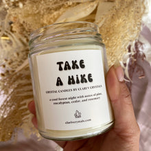 Load image into Gallery viewer, Take A Hike Crystal Candle