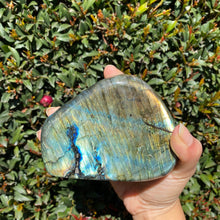 Load image into Gallery viewer, Polished Blue and Yellow Labradorite Freeform, for Faith in One's Self & the Universe