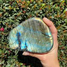 Load image into Gallery viewer, Polished Blue and Yellow Labradorite Freeform, for Faith in One's Self & the Universe