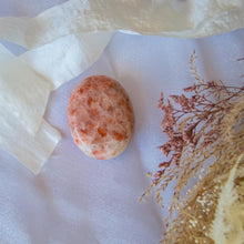 Load image into Gallery viewer, Golden Orange Sunstone Palmstone to Never Dull your Sparkle