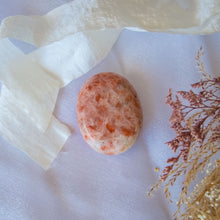 Load image into Gallery viewer, Golden Orange Sunstone Palmstone to Never Dull your Sparkle