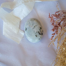Load image into Gallery viewer, Rainbow Moonstone Palmstone for New Beginnings & Intuition