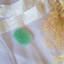 Load image into Gallery viewer, Green Fluorite Palmstone to Focus your Mind