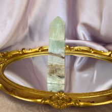 Load image into Gallery viewer, Blue Caribbean Calcite Tower for Soothing Comfort & Relaxation