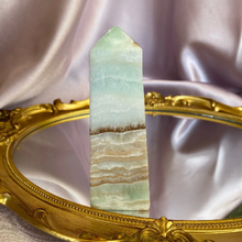 Load image into Gallery viewer, Blue Caribbean Calcite Tower for Soothing Comfort & Relaxation
