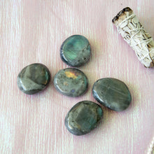 Load image into Gallery viewer, Labradorite Palm Stones, for Transformation & Spiritual Ascension