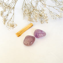 Load image into Gallery viewer, Purple Amethyst Palm Stone, Meditation Crystal