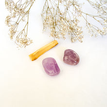 Load image into Gallery viewer, Purple Amethyst Palm Stone, Meditation Crystal