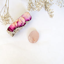 Load image into Gallery viewer, Pink Rose Quartz Pocket Stone, for Love & Healing