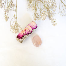 Load image into Gallery viewer, Pink Rose Quartz Pocket Stone, for Love & Healing