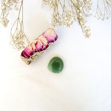 Load image into Gallery viewer, Green Aventurine Pocket Stone, Stone of Opportunities & Prosperity