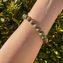 Load image into Gallery viewer, Unakite Stretch Bracelet for Growth & Rejuvenation