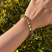 Load image into Gallery viewer, Unakite Stretch Bracelet for Growth & Rejuvenation