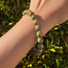 Load image into Gallery viewer, Unakite Stretch Bracelet for Growth & Rejuvenation