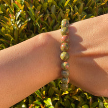 Load image into Gallery viewer, Unakite Stretch Bracelet for Growth & Rejuvenation