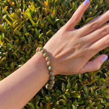 Load image into Gallery viewer, Unakite Stretch Bracelet for Growth & Rejuvenation