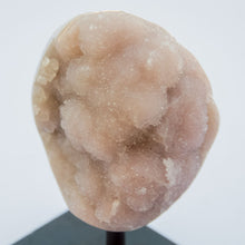 Load image into Gallery viewer, Pink Amethyst Oval on Black Stand