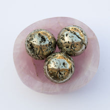 Load image into Gallery viewer, Peruvian Pyrite Sphere, for Prosperity & Luck