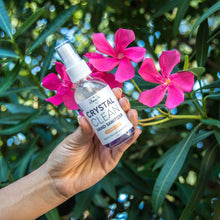 Load image into Gallery viewer, Natural Alcohol Hand Sanitizer, Infused with Amethyst Crystals for Protection
