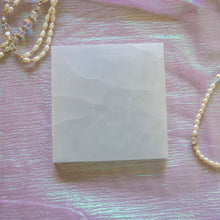 Load image into Gallery viewer, Polished White Selenite Charging Plates, for Cleansing & Charging