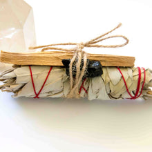 Load image into Gallery viewer, Crystal Smudge Stick Bundle
