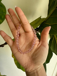 Strawberry Quartz Bracelet for self-love, generosity, and gratitude