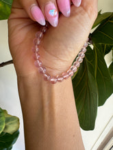 Load image into Gallery viewer, Strawberry Quartz Bracelet for self-love, generosity, and gratitude