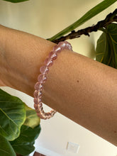 Load image into Gallery viewer, Strawberry Quartz Bracelet for self-love, generosity, and gratitude