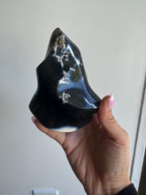 Load image into Gallery viewer, Orca Agate Flame, for Forgiveness &amp; Communication