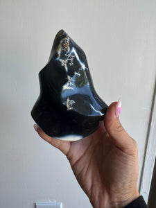 Orca Agate Flame, for Forgiveness & Communication