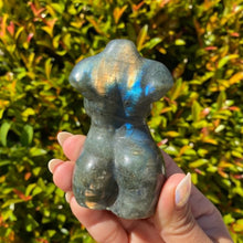 Load image into Gallery viewer, Carved Labradorite Curvy Crystal Goddess