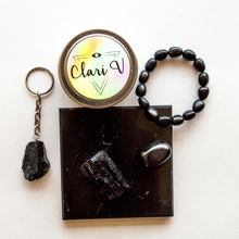 Load image into Gallery viewer, EMF Protection Crystal Kit with Shungite &amp; Black Tourmaline