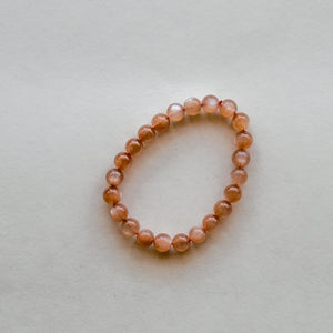 Peach Moonstone Bracelet