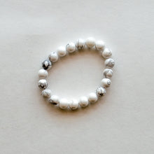 Load image into Gallery viewer, White Howlite Bracelet, for Patience