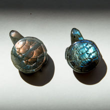 Load image into Gallery viewer, Natural Labradorite Turtle Carving