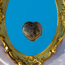 Load image into Gallery viewer, Black Moonstone Heart Crystals for your Intuition