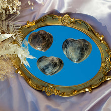 Load image into Gallery viewer, Black Moonstone Heart Crystals for your Intuition
