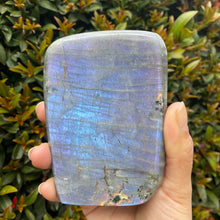 Load image into Gallery viewer, Polished Purple Rainbow Labradorite Stone Freeform for Intuition and Trust in the Universe