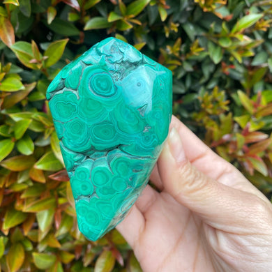 Blue Chrysocolla with Green Malachite Freeform Semi Polished Stone