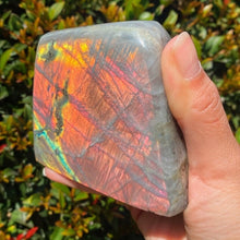 Load image into Gallery viewer, Rainbow Orange Labradorite Freeform for Intuition and Trust in the Universe